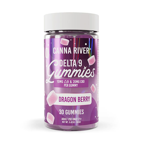 canna river d9 30ct gummies dragon berry