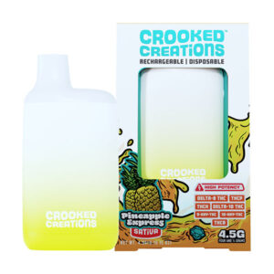 crooked creations diamond bar 4.5g disposable pineapple express