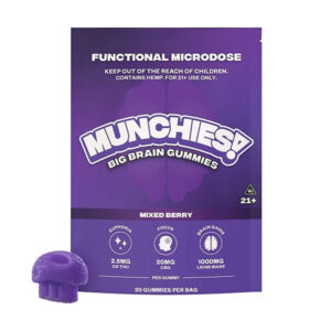 delta munchies functional microdose brain gummies mixed berry