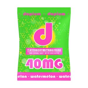 dopium 7hydroxy tablets 40mg 1ct watermelon