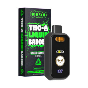 dozo thca liquid badder 5g disposable green gushers