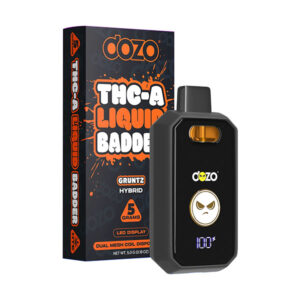 dozo thca liquid badder 5g disposable gruntz