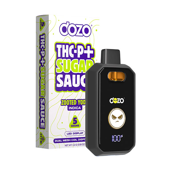 dozo thcp sugar sauce 5g disposable zooted yoda
