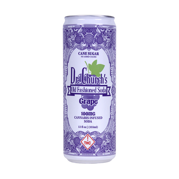 dr churchs old fashioned soda 100mg grape new