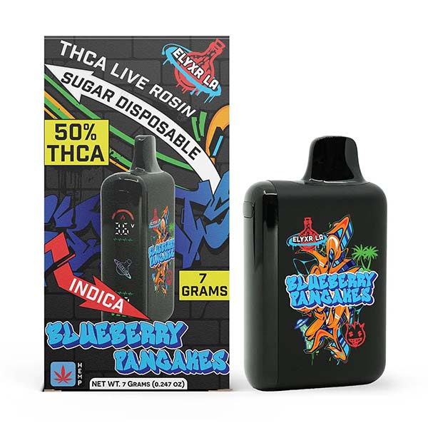 elyxr-7g-thca-sugar-disposable-blueberry-pancakes elyxr 7g thca sugar disposable blueberry pancakes