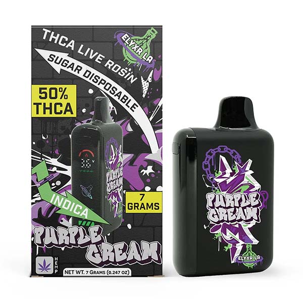 elyxr-7g-thca-sugar-disposable-purple-cream elyxr 7g thca sugar disposable purple cream
