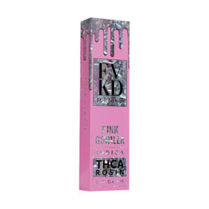 fvkd minis thca rosin 1.5g disposable pink gorilla