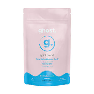 ghost spirit blend 7000mg gummies 20ct electric lemonade