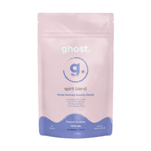 ghost spirit blend 7000mg gummies 20ct french cookies