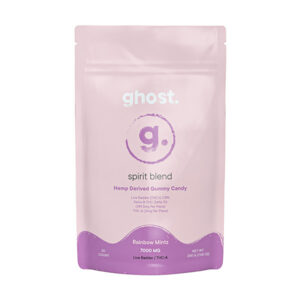 ghost spirit blend 7000mg gummies 20ct rainbow mintz