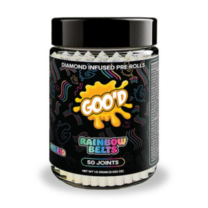 good grams 1.5g 50ct prerolls rainbow belts