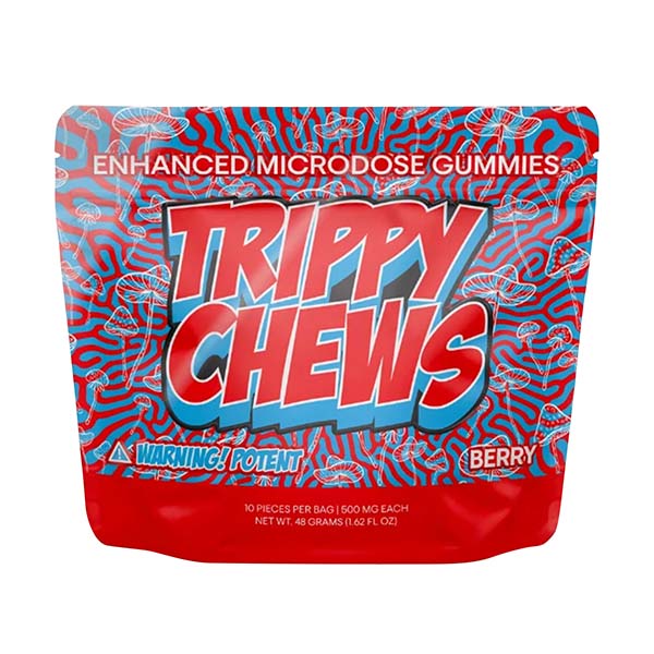 good trippy chews 5000mg 10ct gummies berry