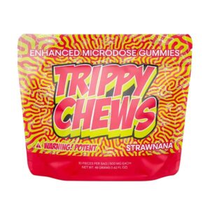 good trippy chews 5000mg 10ct gummies strawnana