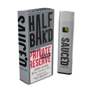 half bakd private reserve 1g disposble cherry zlushie