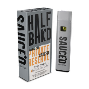 half bakd private reserve 1g disposble sour tangle
