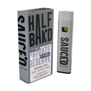 half bakd private reserve 1g disposble wedding cake