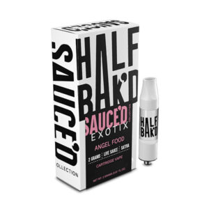 half bakd sauced exotix 2g cartridge angel food