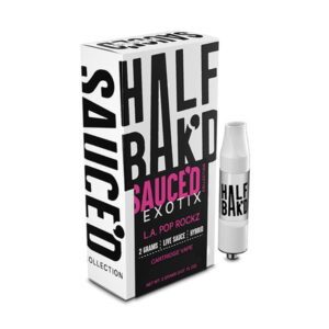 half bakd sauced exotix 2g cartridge la pop rockz