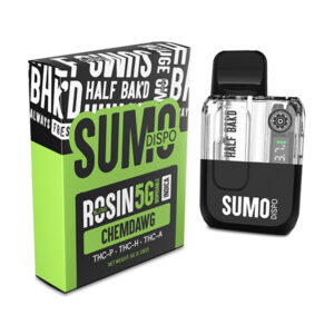 half bakd sumo rosin 5g disposable chemdawg