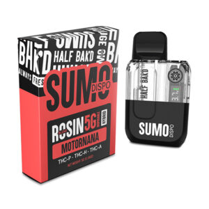 half bakd sumo rosin 5g disposable motornana