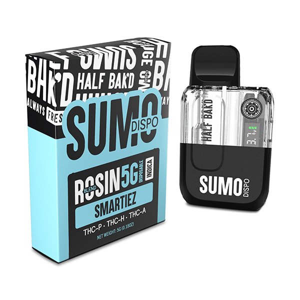 half bakd sumo rosin 5g disposable smartiez