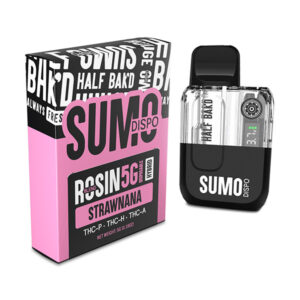 half bakd sumo rosin 5g disposable strawnana