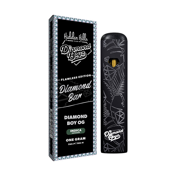 Hidden Hills Flawless Edition Diamond Bar Vape | 1g | Delta 8 Resellers