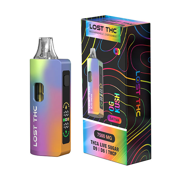 Lost THC V2 THCA Live Sugar Disposable Rainbow Edition | 7.5g