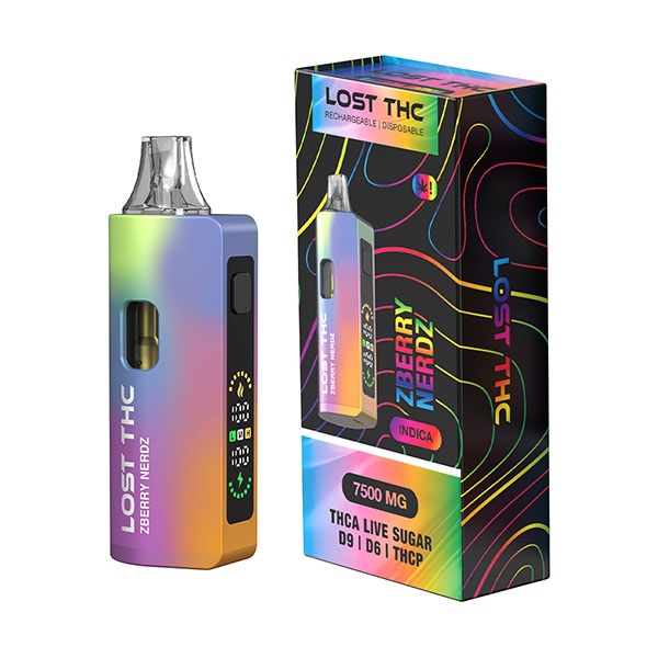 Lost THC V2 THCA Live Sugar Disposable Rainbow Edition | 7.5g
