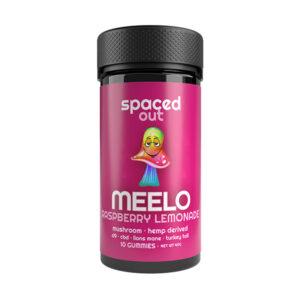 meelo spaced out mushroom gummies 10ct raspberry lemonade