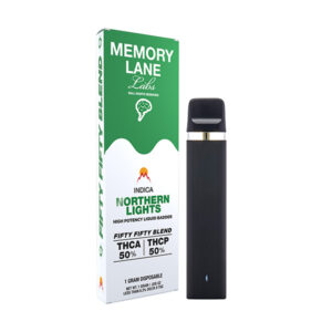 memory lane thca thcp 1g disposable northern lights