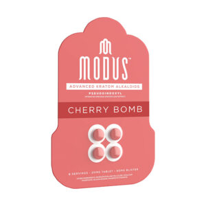 modus pseudo kratom tablets 20mg 4ct cherry bomb