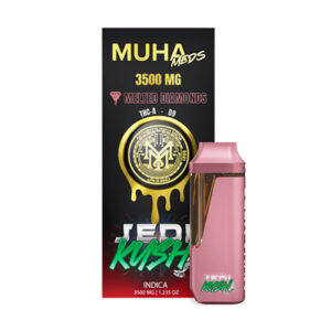 muha meds melted diamonds 3.5g disposable jedi kush