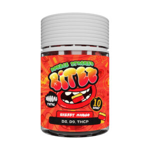 ocho extracts double stacked bitez 10000mg 10ct gummies cherry mango