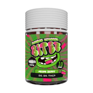ocho extracts double stacked bitez 10000mg 10ct gummies melon berry