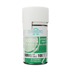 ohmboyz 7 hydroxy tabletes 500mg 10ct mint