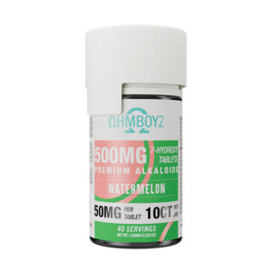 ohmboyz 7 hydroxy tabletes 500mg 10ct watermelon