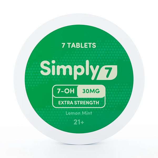 simply7 7hydroxy 30mg tablets 7ct lemon mint