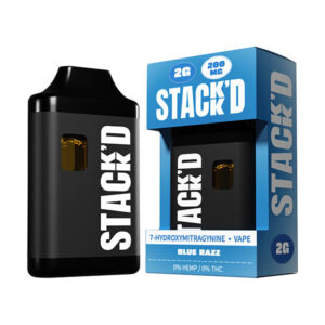 stackd 7hydroxy 2g diposable blue razz