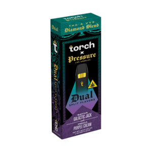 torch x pressure la diamond blend 3.5g dual disposable galactic jack purple cream