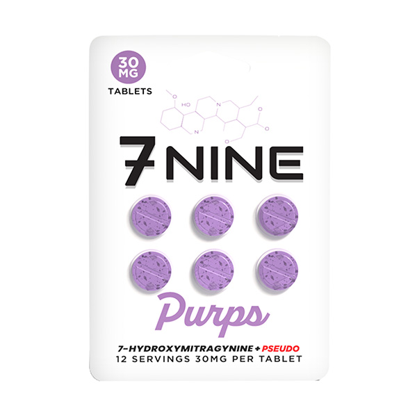 7nine 7oh tablets 30mg 6ct purps new