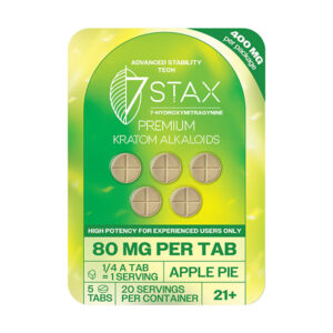 7stax 7hydroxy tablets 400mg 5ct apple pie