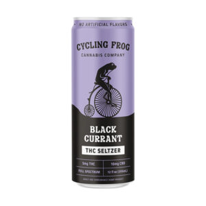 cycling frog thc seltzer 12oz black currant new