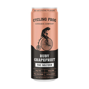 cycling frog thc seltzer 12oz ruby grapefruit new