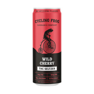 cycling frog thc seltzer 12oz wild cherry new