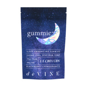 devine gummiezzz 1500mg blackberry pomegranate new