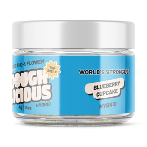 doughlicious thca 4g flower blueberry cupcake