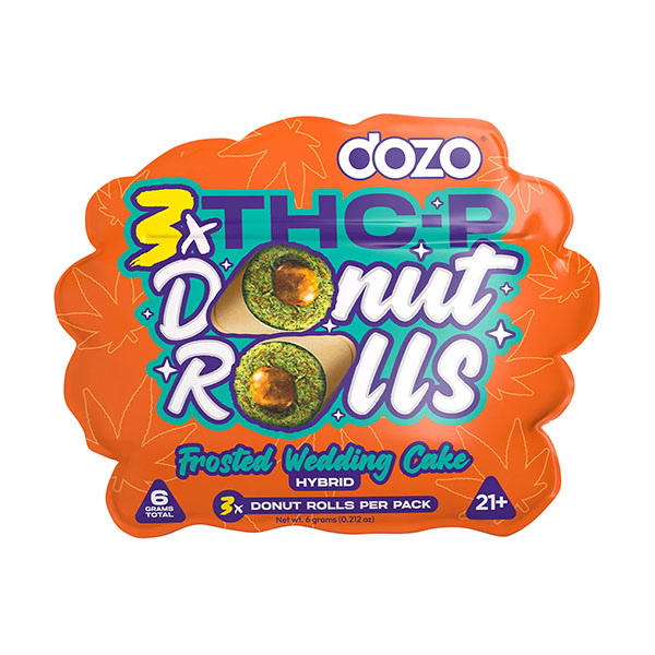 dozo donut thcp prerolls 3ct frosted wedding cake