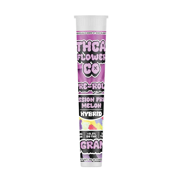 elyxr thca flower co 1g pre roll passion fruit melon