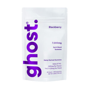 ghost spirit blend 7000mg gummies 20ct blackberry